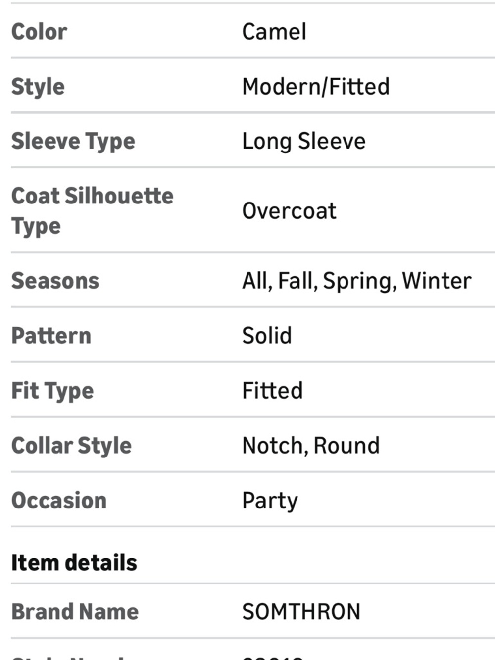 new Classic Double-Breasted Belted Long Camel Trench Coat, Full-Length Overcoat - Picture 15 of 16